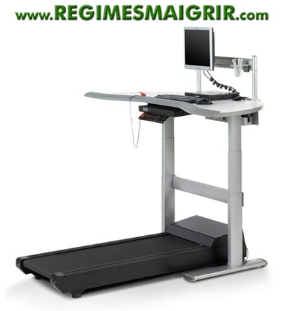 La WalkStation permet de faire du sport devant l'ordinateur
