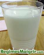 Cette boisson laitière apporte beaucoup de calcium
