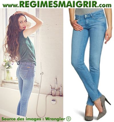 Lizzy Jagger est la mannequin choisie par Wrangler pour représenter sa nouvelle ligne de jeans anticellulitiques Denim Spa