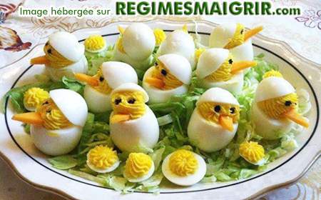 Des poussins sont faits avec des oeufs dans cette oeuvre de Food Art ou comment boucler la boucle