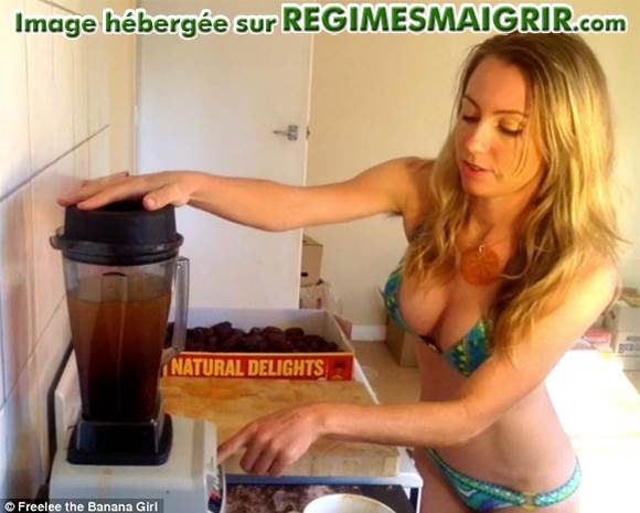 Freelee consomme trop de fruits chaque jour notamment en milkshake
