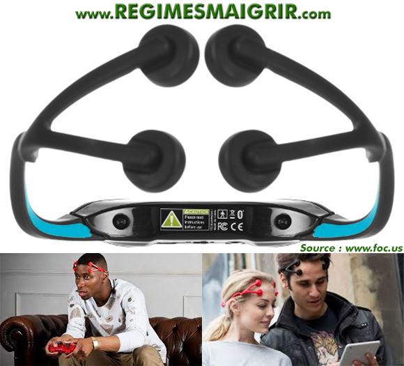 Un casque de l'entreprise Focus censé booster les capacités cérébrales en utilisant la méthode STCC