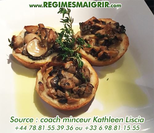 Petite tarte aux champignons