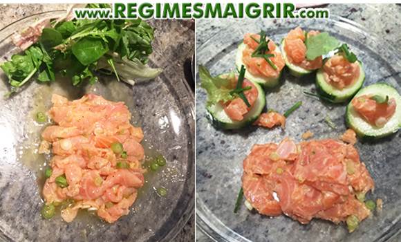 Photo de tartare de saumon