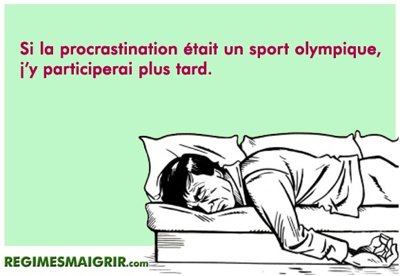 Blague sur la procrastination