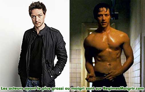 James McAvoy a grossi de 14 kgs pour son rle dans Wanted