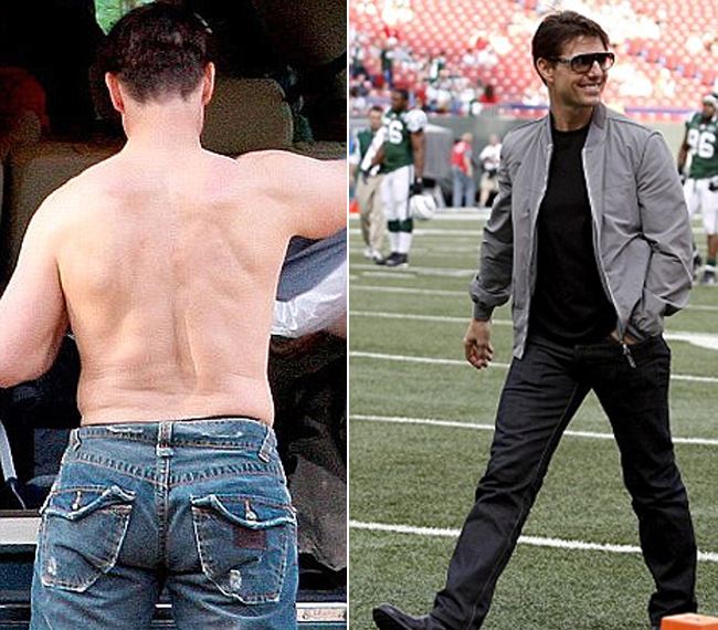 Tom Cruise avant et après sa perte de poids de 4,5 kilogrammes