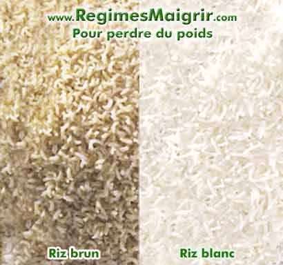 Le riz brun a plus d'avantages que le riz blanc