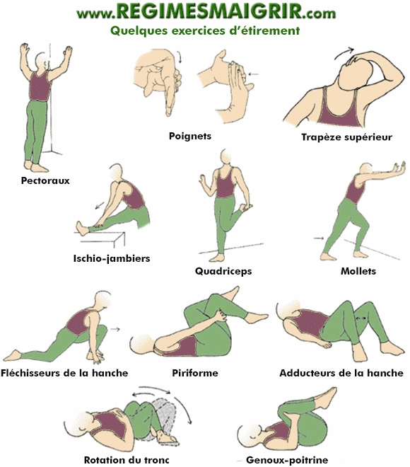 Une douzaine d'exercices d'étirement qui amélioreront votre forme physique
