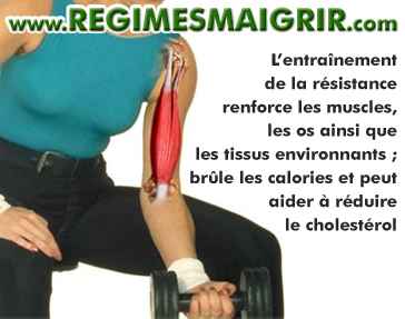 Entraînement de la résistance pour renforcer les muscles