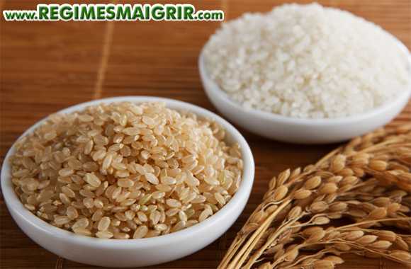 Le riz brun est plus riche en nutriments que le riz blanc et constitue donc un choix alimentaire de premier plan