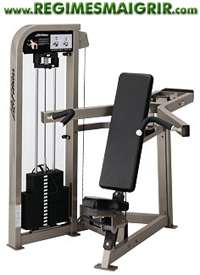 Une machine servant  pratiquer divers exercices pour prendre de la masse musculaire