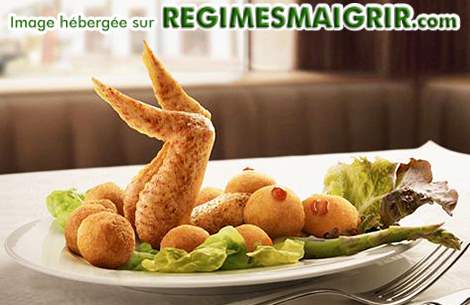 Disposer les chicken wings de la bonne manire permet d'obtenir une forme fminine sensuelle