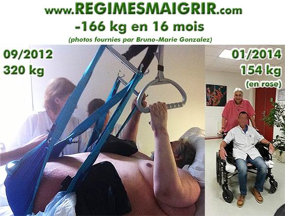 Bruno-Marie Gonzalez a russi  perdre 166 kilogrammes en 16 mois et voici son Avant Aprs