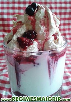 Verrine de fromage blancs