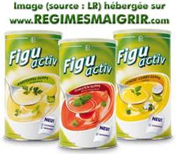 Figuactive LR Soupe minceur substitut de repas pour fitness perte de poids