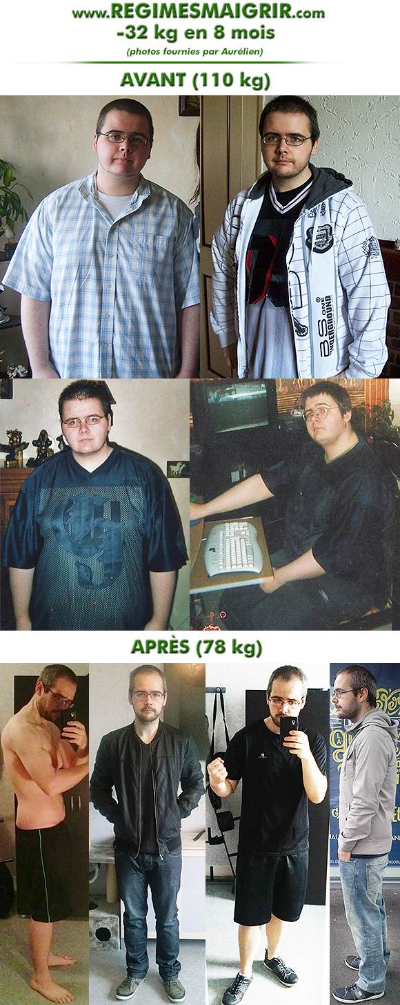 Aurélien a réussi à perdre trente-deux kilos en huit mois en changeant de mode de vie
