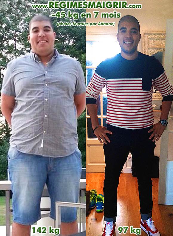 Adnane a perdu quarante-cinq kilogrammes en sept mois
