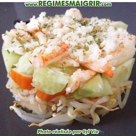 Surimi et crabe