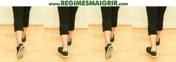 Echauffement du pied gauche
