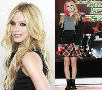 Avril Lavigne fait trs attention  son alimentation