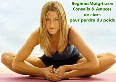 Jennifer Aniston fait du yoga en plus du rgime The Zone