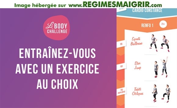 LeBodyChallenge est un dfi fitness lanc par la cratrice du programme minceur LeBootCamp