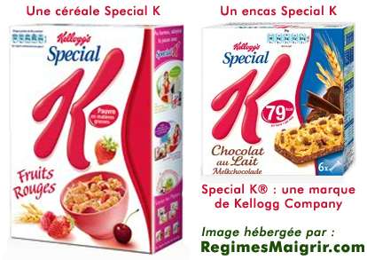 Le rgime Mon Special K est  base de crales de la marque homonyme